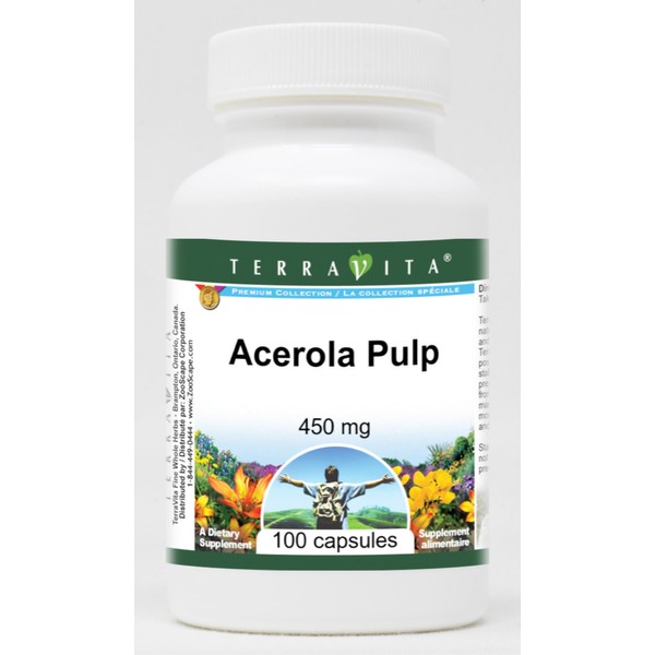 Acerola Pulp - 450 mg (100 Capsules, ZIN: 518877) -