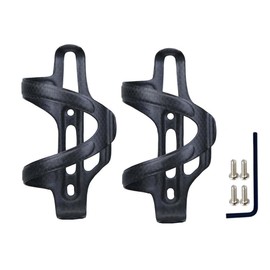 RongXuan Pack of 2 Bicycle Bottle Holder, Full Carbon Water Bottle Holder, Lightweight Drink Holder for Mountain Bike, Road Bike (Matte Right)