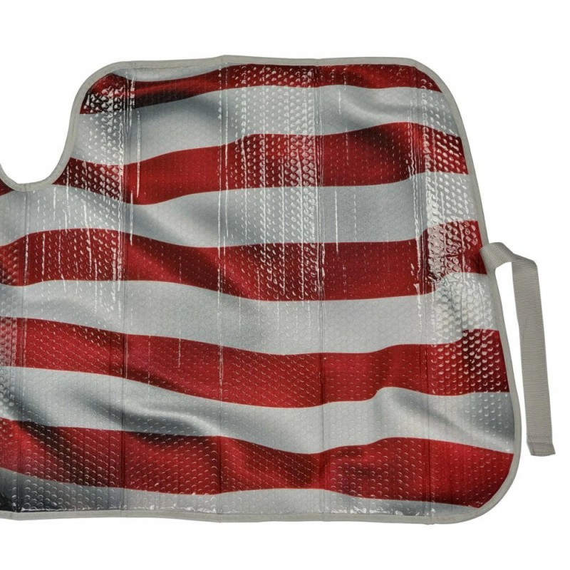 BDK US Eagle Flag Sunshade for Car SUV Truck Jumbo