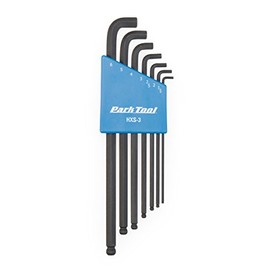 PARKTOOL HXS-3 Stubby Hex Wrench Set, Short Neck Type, Holder Included