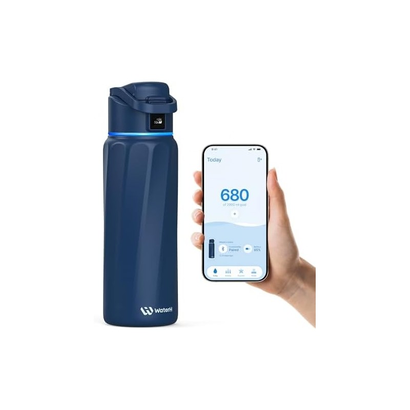 BOTELLA DE AGUA INTELIGENTE BOOST con recordatorio para beber agua