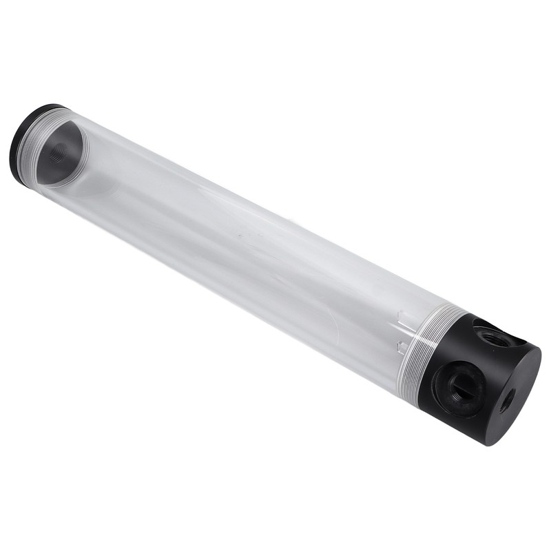 Water Cooling Reservoir 300mm/11.8in Length G1/4in Thread Low Noise Cylindrical