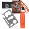 Tactiko Survival Siren and Multitool - Emergency Whistle & 10-in-1