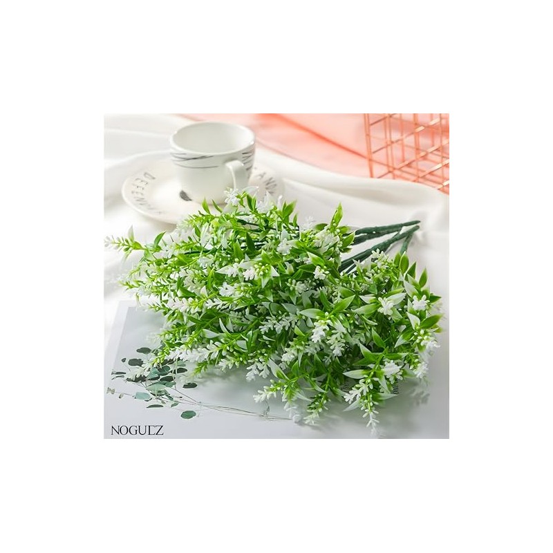 Noguez. Lavanda Artificial para Decoración, Ramo con 3 Tallos de