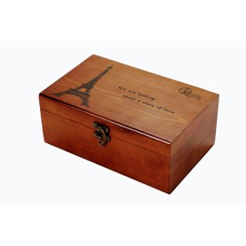TOZO Factory Wooden Antique Storage Box, Sewing Box, Craft Supplies, Storage Box, Sewing Box