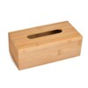 FOROREH Tissue Dispenser Cosmetic Tissue Box Bamboo Tissue Dispenser Tissue