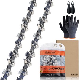 Savior 2Pack 20 Inch Chainsaw Chain .325" Pitch .058" Gauge 76 Drive Links for Blue Max 53543 8901 8902 52209 Replacement Saw chain 76DL