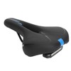 Road Bike Saddle Black Hollow Ergonomic Soft Silicone Sponge Tail
