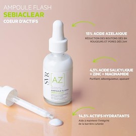 SVR Sebiaclear Ampoule Flash Srum Anti-Imperfecciones para Piel con Tendencia al Acn, 30 ml