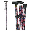 CLOKTA Folding Cane, 5-Level Adjustable Height Lightweight Portable Foldable Walking