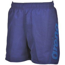 Arena Boys Swimming Trunks Boxer Fundamentals Logo Junior Swim Shorts, blue, 128