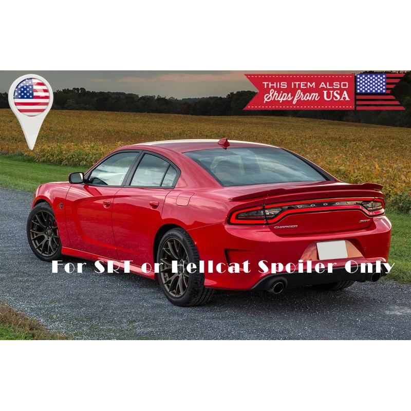 SDeelCase 2 Pc Shadow Decklid Spoiler Flap Wicker bill Fit