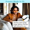 Orange Aviator Blue Light Blocking Glasses for Better Sleep -