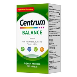 Centrum Multivitamínico Balance Frasco con 30 tabletas