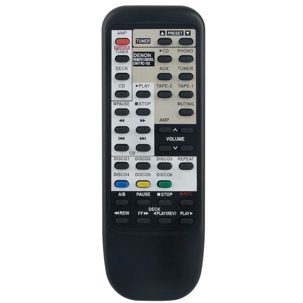 RC-152 Replacement Remote Compatible with Denon Stereo Integrated Amplifier PMA-680R