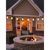 SUNSGNE 25Pack LED String Light Bulbs, ST38 Shatterproof Replacement Bulbs