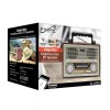 Supersonic SC-1198BT Vintage Retro 3-Band Rechargeable FM Radio +Bluetooth +USB