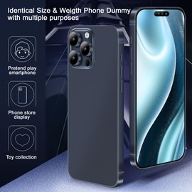 Fake Phone Model [Without Logo] Dummy Display Non-Working Replica Phone Toy for 15 Plus/Pro/Pro Max (for 15 Plus Yellow Colour Screen)