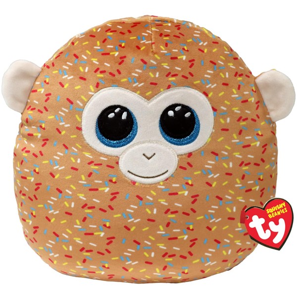TY Tamar Monkey Squish a Boo 10 Inches - Squishy