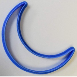 MOON ASTRONOMY SPECIAL OCCASION COOKIE CUTTER FONDANT BAKING TOOL 3D PRINTED USA PR250 (SMALL SIZE: 3" X 4 1/4" X 1/2")