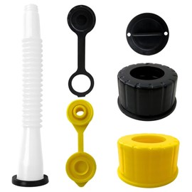 lovckza New 1 Set Replacement Gas Can Spout Fit for Blitz, Midwest, for Scepter, for Briggs & Stratton on many Fuel Cans for Industrial Machinery Refuel, Garden Machinery Refuel, Car Refuel