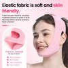 V Gesichtsmasken, Kinnmaske Doppelkinn Wiederverwendbar, tmungsaktive V-förmige Gesichtsbandage, Doppelkinn Reduzierer