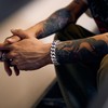 LUCKY2+7 Bracelets for Men-Stainless Steel Fold Over Clasp Cuban Chain
