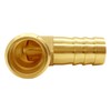 Joywayus Brass Garden Hose Fitting 90 Degree Elbow 3/4" Barb