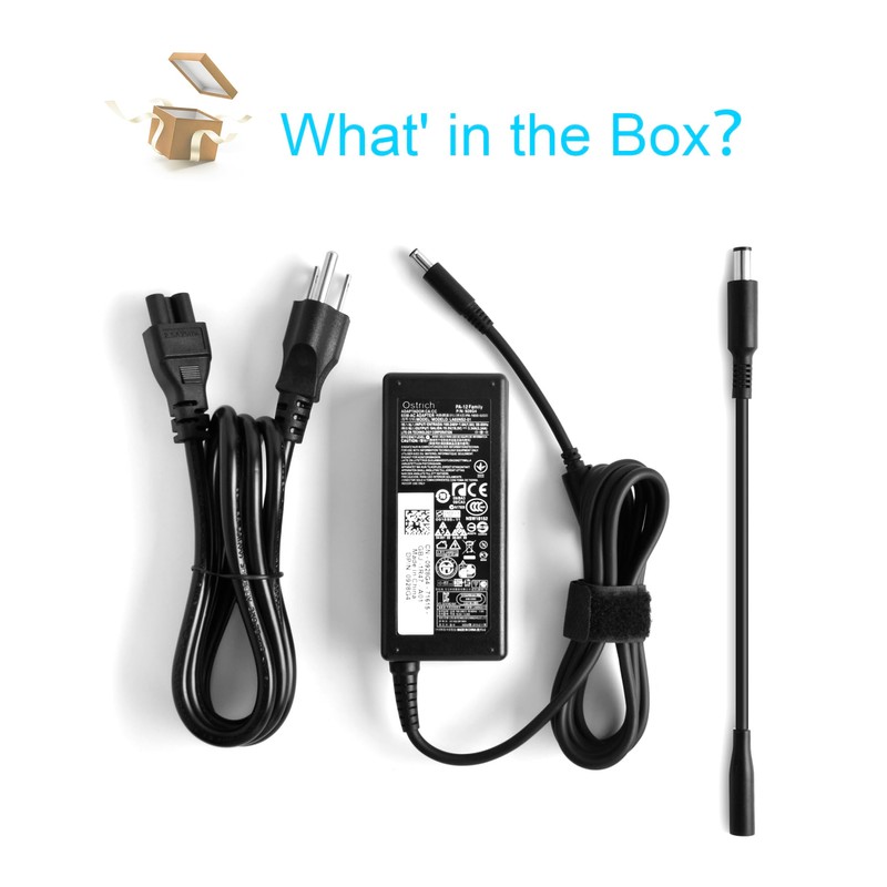 Ostrich Charger for Dell Laptop Computer 65W 45W Round Tip