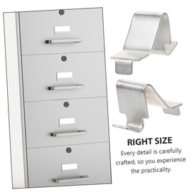 Gadpiparty 12pcs Partition Buckle Cabinet Shelf Clips Shelving Brackets Clips Cabinet Shelf Brackets Heavy Duty Shelves Accessories for Cabinet Shelf Clip Metal Iron Tin Cabinet File Cabinets