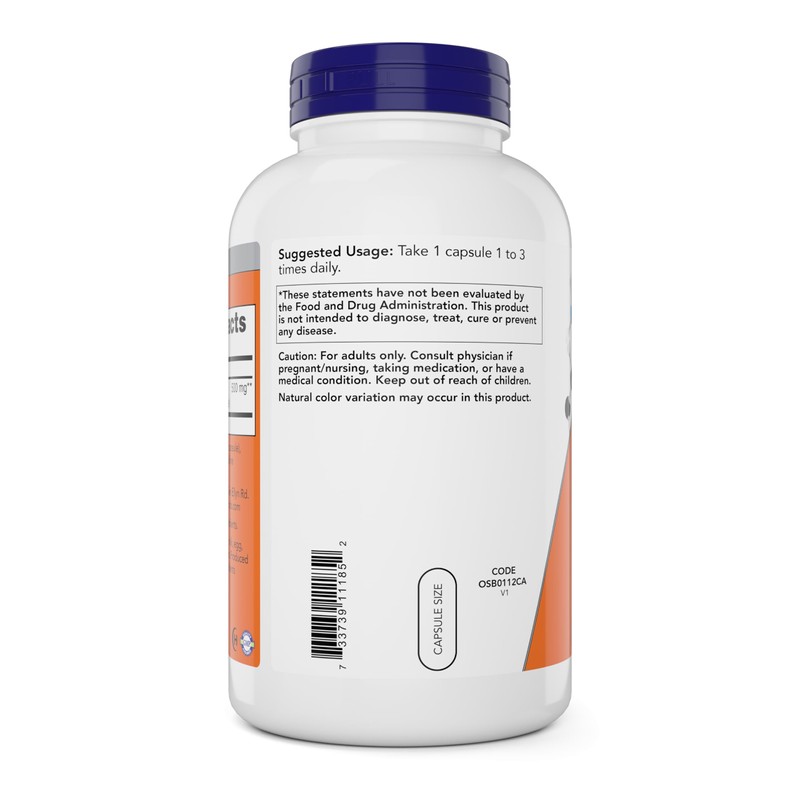 NOW L-Lysine 500 mg, 360 Capsules