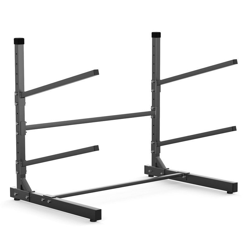TORACK Garage Floor Kayak Storage Rack, Heavy-Duty 2-Tier Freestanding Metal