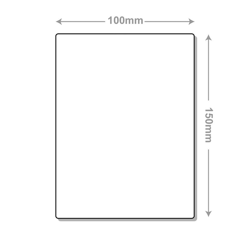 V Safety Caution Hot Water Warning Sign - 100mm x