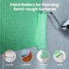 Mister Rui Microfiber Paint Roller 4 Inch, 10 Pack Small