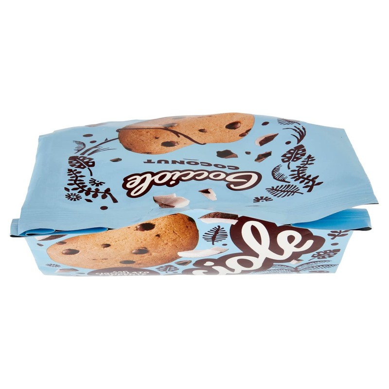 Pavesi Biscotti Frollini Gocciole Coconut, Biscotti da Colazione con Cioccolato