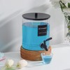 Glass Laundry Detergent Dispenser, 128 oz / 3.5L Fabric Softener