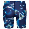 Speedo Herren Badehose Allover Digital Jammer Print 1, Navy/Neon Blue,