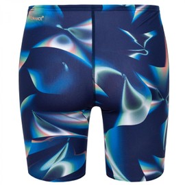 Speedo Herren Badehose Allover Digital Jammer Print 1, Navy/Neon Blue, 7