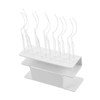 Outanaya Eyelash Display Rack Set 1 White Stand and 12
