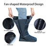 Jikamul Tachitali Waterproof Rain Shoe Cover with Reflector for Women