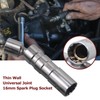 UTMALL 16mm Magnetic Thin Wall Universal Joint Spark Plug Socket