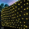 Solar Net Mesh String Lights Outdoor Waterproof 9.8ft x 6.6ft
