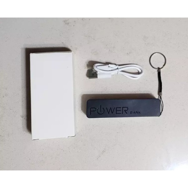 Power bank Charger with Key Ring - 2200 mAh -