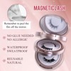 POOLJOY Elara Craft Magnetic Eyelashes, Magnetic Eyelashes with Applicator Natural,