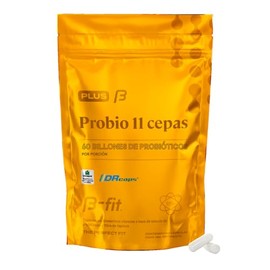 B-FIT Suplemento Probio 11 Cepas, 60 Billones, Sin Gluten, Sin Sabor                                                                                  