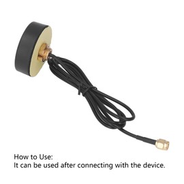 Waterproof Antenna, Antenna GPS BD 28DBI High Gain Waterproof SMA Plug Head with Magnetic Base for Devices, Applicable in GPS Navigation, Tools