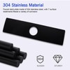 Faucet Deck Plate, Sink Hole Cover,Stainless Steel Long Rectangle 10