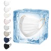 Hellozebra Super Large Cooling Mask, Individual Packaging, 3-Layer Filter, Cool