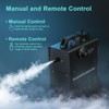 Fog Machine 400W Rechargeable 21000mAh Battery Smoke Machine Small Portable,