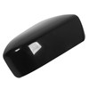Side Rearview Mirror Cover Black Weather Proof Protective Door Mirror
